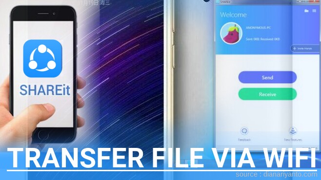 Transfer File via Wifi di Meizu MX5 Menggunakan ShareIt Versi Baru